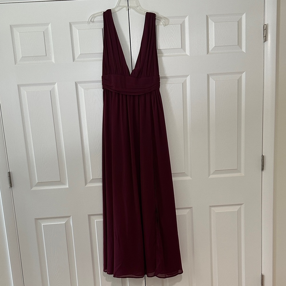 Lulus Wine Evening Gown